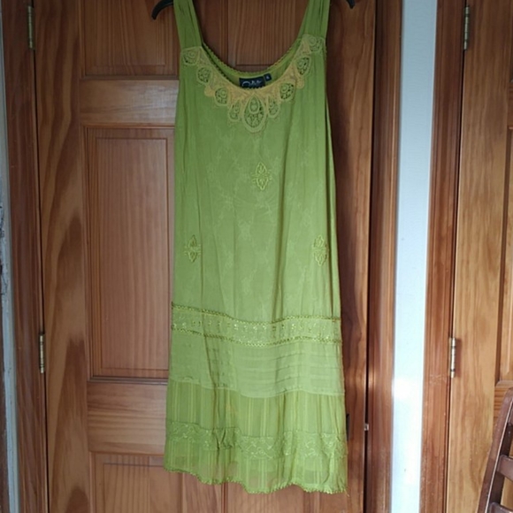Coline Boho Tie Back Embellished Dress XL - Picture 1 of 14